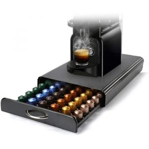 Nespresso Porte Capsule de Café Pod Support de Tiroir de Rangement en Métal pour 60 Pcs 990