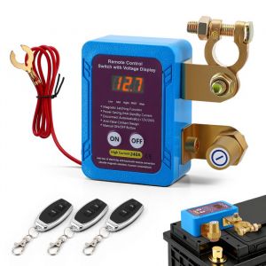 Coupe circuit batterie 12V 240 A Coupe Circuit Voiture Interrupteur Batterie Coupe Circuit Moto Automatique Interrupteur darr&ecirc;t