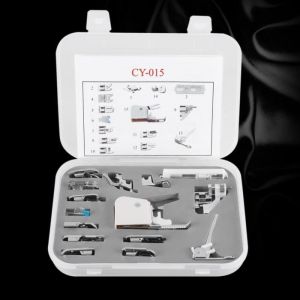 Machine &agrave; Coudre Pied Presseur Kit doutils - Vvikizy - Taille de la Valise 180mmx127mm - Pour des Machines &agrave; Coudre Multifonctions