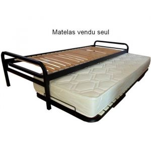 Matelas mousse HEVEA SELECTION - Gigogne nacre HD30 80x190 - Ferme - Anti-acarien