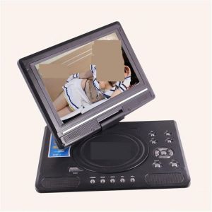 Lecteur Dvd Portable 9.8 Pouces &Eacute;cran Rotatif 270&deg; Hd Usb Sd T&eacute;l&eacute;vision Fm Lecteur Dvd Externe + T&eacute;l&eacute;commande Batterie