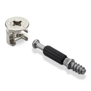 SOTECH 50 pi&egrave;ces HETTICH Connecteur de Meubles Pi&egrave;ce de Raccordement de Meubles Roue Excentrique RASTEX 15