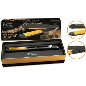 Lisseur professionnel Gold Styler Volume Flat avec des Plaques Pivotantes en C&eacute;ramique 65W - Italian Design