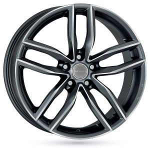 Jante Alu Mak Sarthe 7.5x17 5x112 Et37 Gris Face Polie - 8030580253284