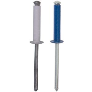 Rivets &Eacute;panouis Blancs Et Bleus 4 X 20 Mm - 3170400037610