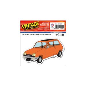 Adhésif Resine Renault 5 Orange - 2793446