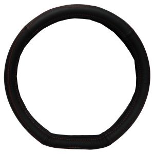 Couvre Volant M&eacute;plat Customagic En Cuir Noir - 3281690225011