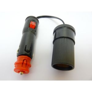 Chargeur Allume-cigare M&acirc;le Et Fiche Allume-cigare Femelle 12v/24v 8a Htc - 3513765109019