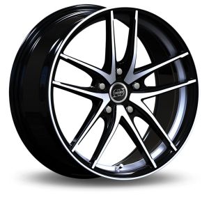 Jante Alu Infiny Toxic 16 Pouces - 7x16 4x108 Et42 Noir Poli - 3661741166560