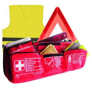 Pack Triangle + Gilet + Pharmacie + Couverture Survie - 4011166100530
