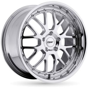 Jante Alu Tsw Valencia 18 Pouces - 9.5x18 5x114 Et40 Chrome Look - 3661741088947