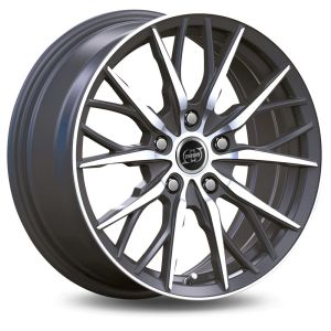 Jante Alu Infiny Spike Gris Brillant 17 Pouces - 7.5x17 4x100 Et35 Gris - 3661741214025