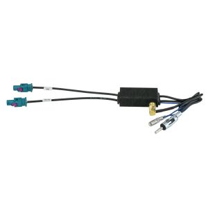 Adaptateur De C&acirc;ble Pour Antenne Amplifi&eacute;e Am/fm/dab+ Avec C&acirc;ble De 40 Cm - 8020065089514