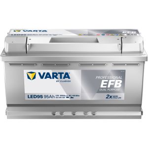 Batterie Pour Bateau Et Camping-car Varta Led Efb 95 Ah - 850 A - 4016987164440