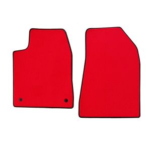 2 Tapis Avant Sur Mesure Rouge En Moquette Couture - 2706133
