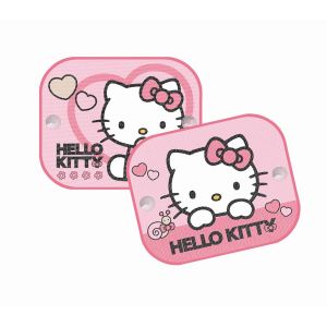 2 Rideaux Pare-soleil &Agrave; Ventouses Lat&eacute;raux Hello Kitty 44 X 35 Cm - 4022123850016