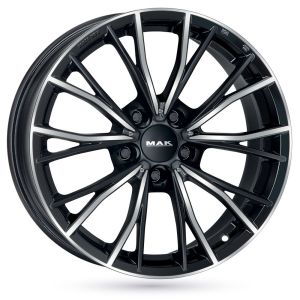 Jante Alu Mak Mark 18 Pouces - 9x18 5x120 Et44 Noir Face Polie - 8030580260190