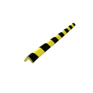 1 Protection D'angle En Mousse Noir Et Jaune 75 Cm Viso - 3321369986932