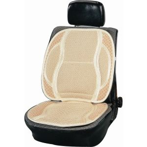Couvre-si&egrave;ge En Fibres De Pailles Beige - 3501361726303