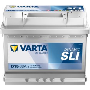 Batterie Varta D15 Silver Sli 63 Ah - 610 A - 4016987167403