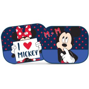 2 Pare-soleil Lat&eacute;ral Mickey Et Minnie 44x35cm - 8010898270296