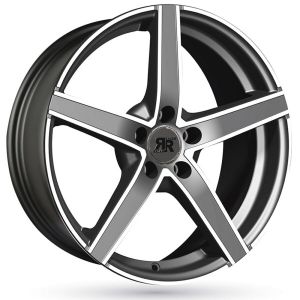 Jante Alu Racer Artic Evo 7x16 4x108 Et18 Gris Face Polie - 2627590