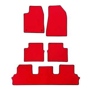 Jeu Complet De Tapis Sur Mesure Rouge En Moquette Couture - 2706136