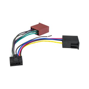 C&acirc;ble Pour Autoradios Kenwood Avec Connecteur Iso &Agrave; 16 Broches Pour L'alimentation Et - 8020065048948
