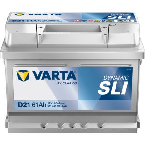Batterie Varta D21 Silver Sli 61 Ah - 600 A - 4016987167397