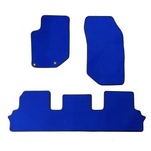 Jeu Complet De Tapis Sur Mesure Bleu En Moquette Couture - 2706127