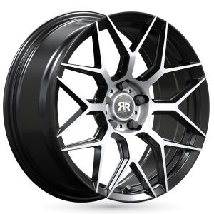 Jante Alu Racer Cobra 16 Pouces - 7x16 4x108 Et25 Noir Mat Poli - 3661741213288