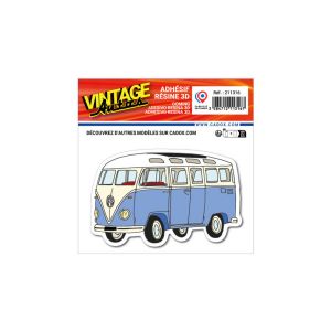 Adhésif Résine Volkswagen Combi Split Bleu - 2793441