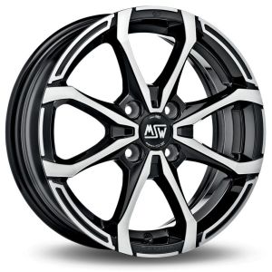 Jante Alu Msw Msw X4 16 Pouces - 7x16 4x108 Et37 Noir Brillant - 2255316