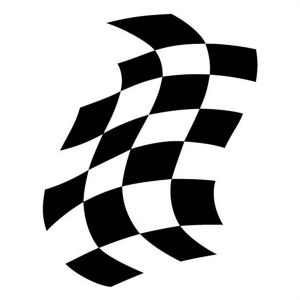 Sticker Damier Noir 145*180mm - 3284711310253