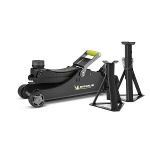 Kit De Levage Michelin : Cric 1,8t + 2 Chandelles 2t - 3221320095683