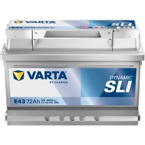Batterie Varta E43 Blue Sli 72 Ah - 680 A - 4016987167649