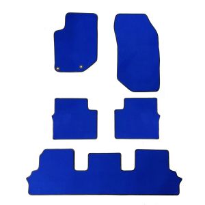 Jeu Complet De Tapis Sur Mesure Bleu En Moquette Couture - 2706129