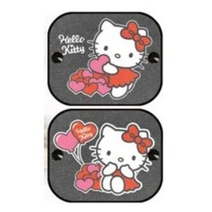 2 Rideaux Pare-soleil &Agrave; Ventouses Hello Kitty 44 X 36 Cm - 4022123420127