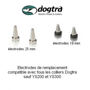 Electrodes de remplacement pour collier DOGTRA