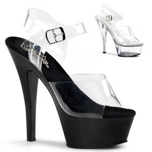 Nu-pied sexy transparent haut talon - Pointure : 46 - Couleur : Transparent