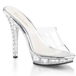 Mule habillée transparente - Pointure : 35