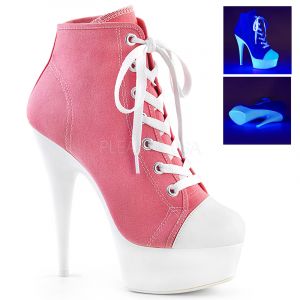 Bottines Uv rose et blanche - Pointure : 36