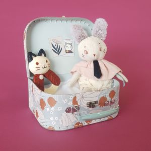 Coffret cadeau naissance valise moyenne Après la pluie Moulin Roty