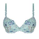 LISE CHARMEL soutien-gorge coques R&ecirc;ve En Fleurs Bleu ciel - Taille 85B