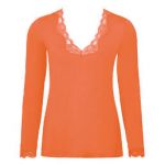 ANTIGEL top manches longues décolleté Simply Perfect Orange sanguine - Taille 1