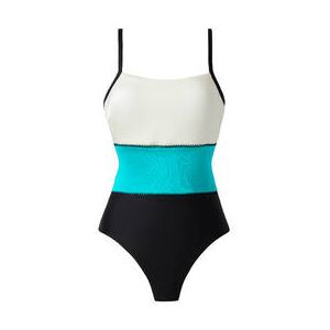 MIRACLESUIT maillot de bain 1 pièce gainant Trifecta armatures Spectra Noir/Bleu - Taille 38