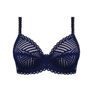 ANTIGEL soutien-gorge armatures en dentelle Tressage Graphic Bleu marine - Taille 85B