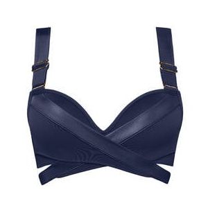 MARLIES DEKKERS haut de maillot de bain push-up Cache Coeur Bleu nocturne - Taille 85B