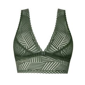 ANTIGEL soutien-gorge bustier en dentelle Tressage Graphic Kaki - Taille 1