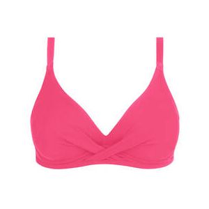 ANTIGEL haut de maillot de bain triangle bonnets profonds La Chiquissima Rose tyrien - Taille 90C